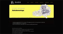 Desktop Screenshot of gaos.nl